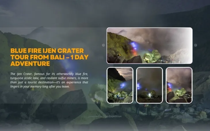 Blue Fire Ijen Crater Tour from Bali – 1 Day Adventure