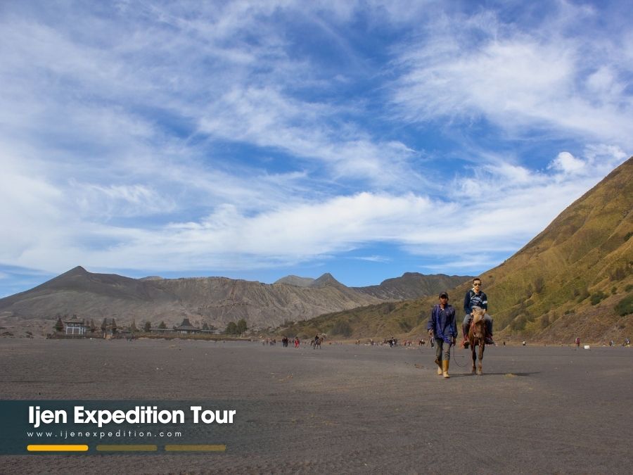 Sea of Sand landscape inside Bromo Tengger Semeru National Park