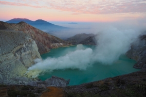 Ijen Crater Blue Fire Tour from Bali at night