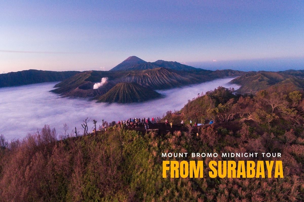 Mount Bromo midnight tour from Surabaya sunrise view