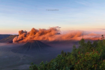 Mount Bromo sunrise during midnight tour from Probolinggo